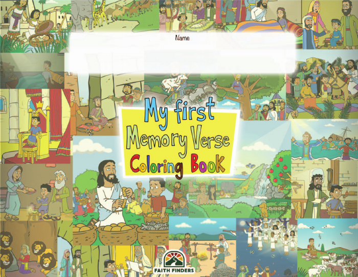 Cover of My First Memory Verse Coloring Book